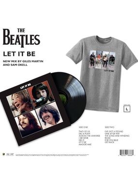 The Beatles  - Let It Be LP Vinyl + T-Shirt  Box Set (Target Exclusive)